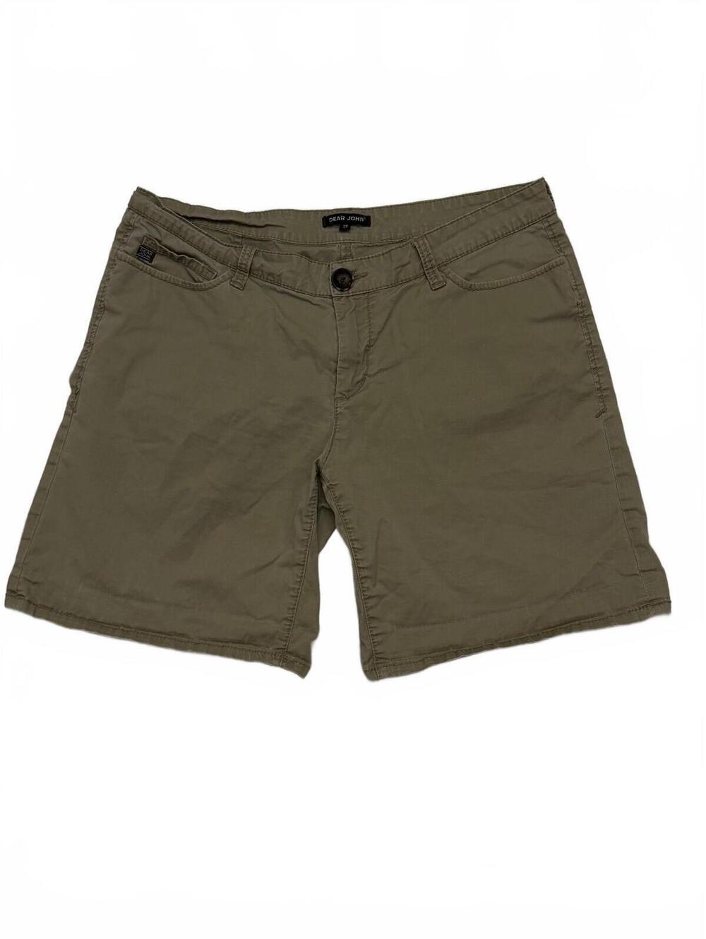 Dear John Khaki Chino Bermuda Shorts Women's Size 29